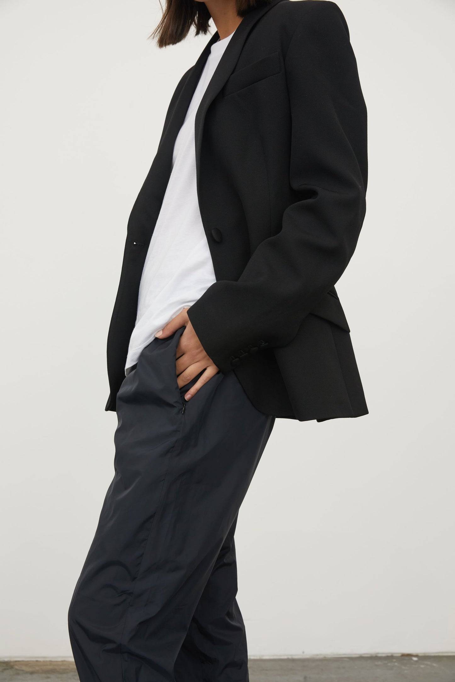 Spray Track Pant Black