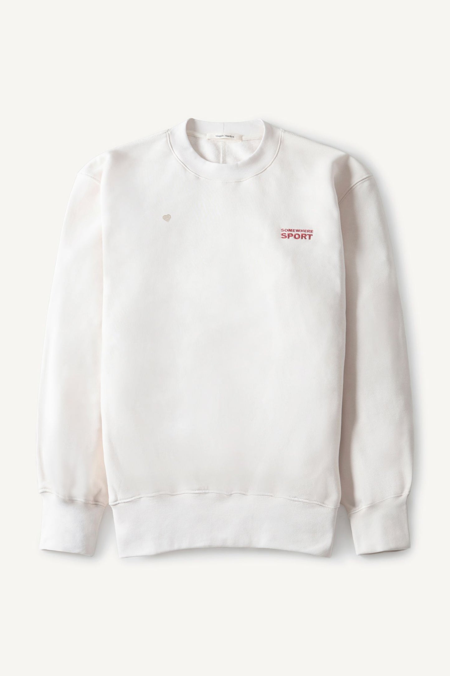 RESTORE Crew Neck Sweatshirt Bone