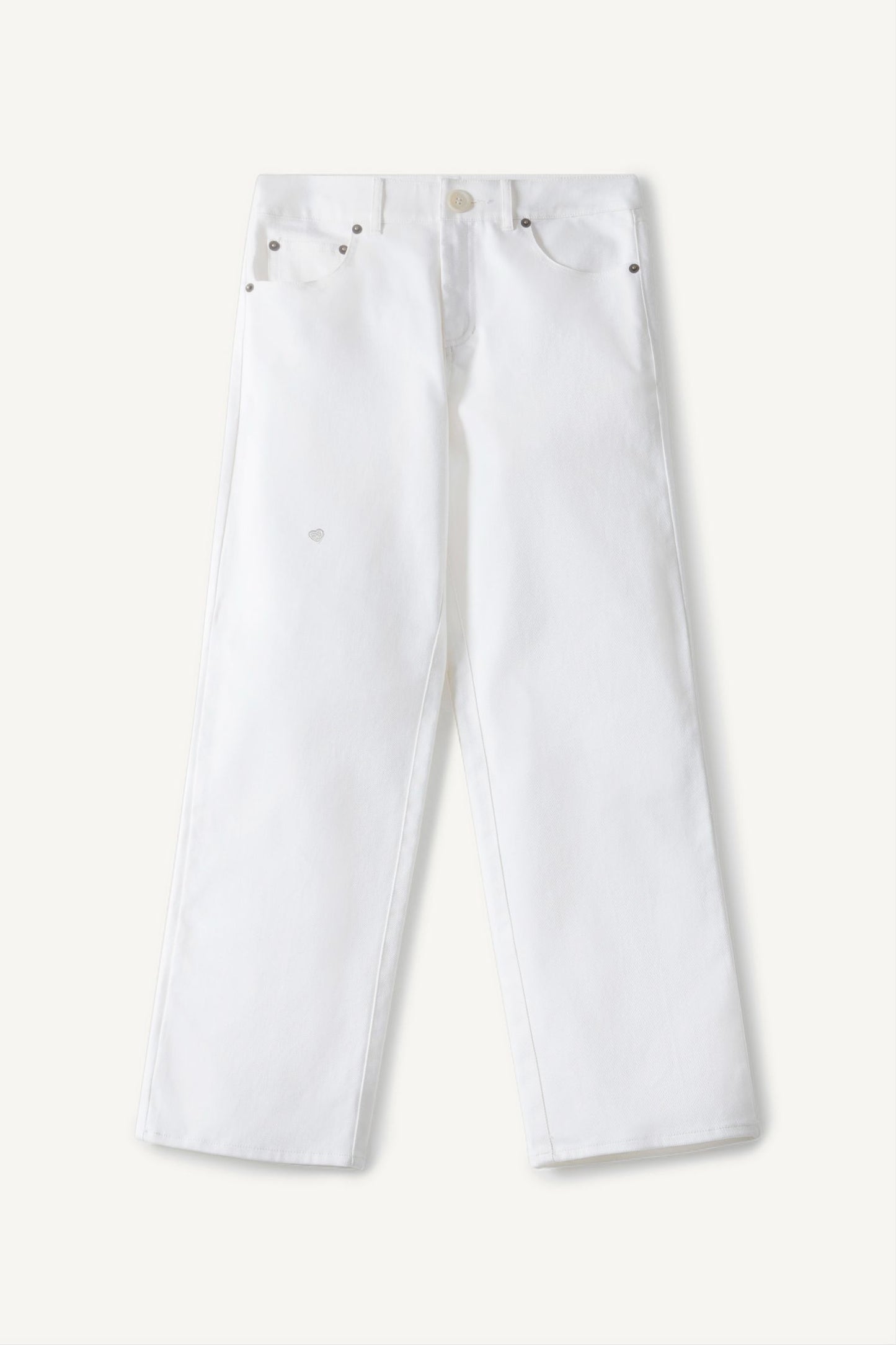 RESTORE 01 Jeans Cropped Ivory