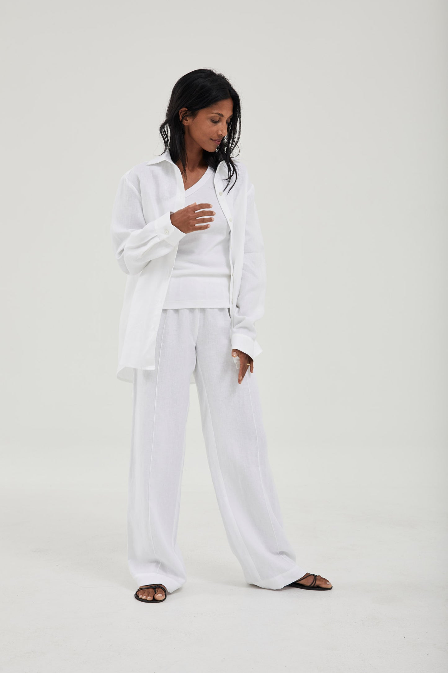 Linen Pants White