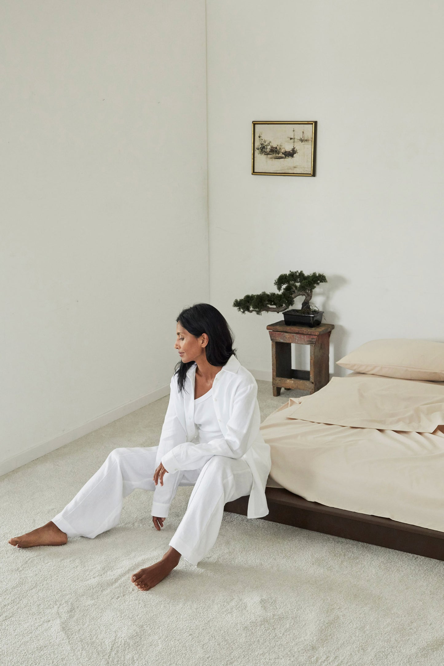 Linen Pants White
