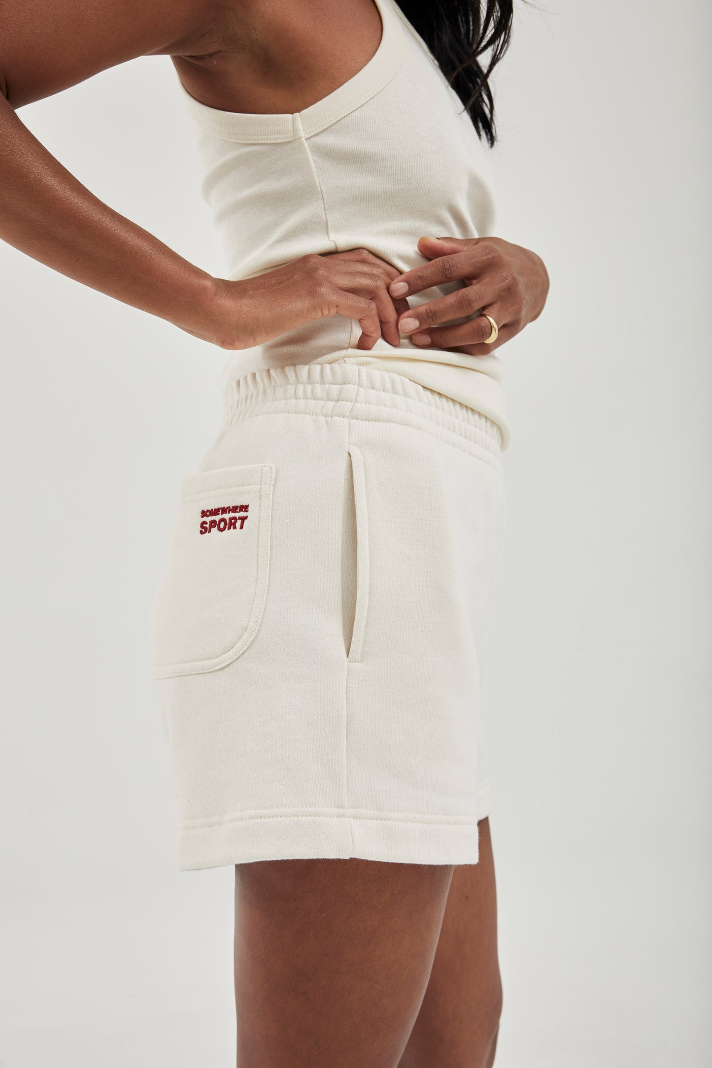 Track Shorts Bone