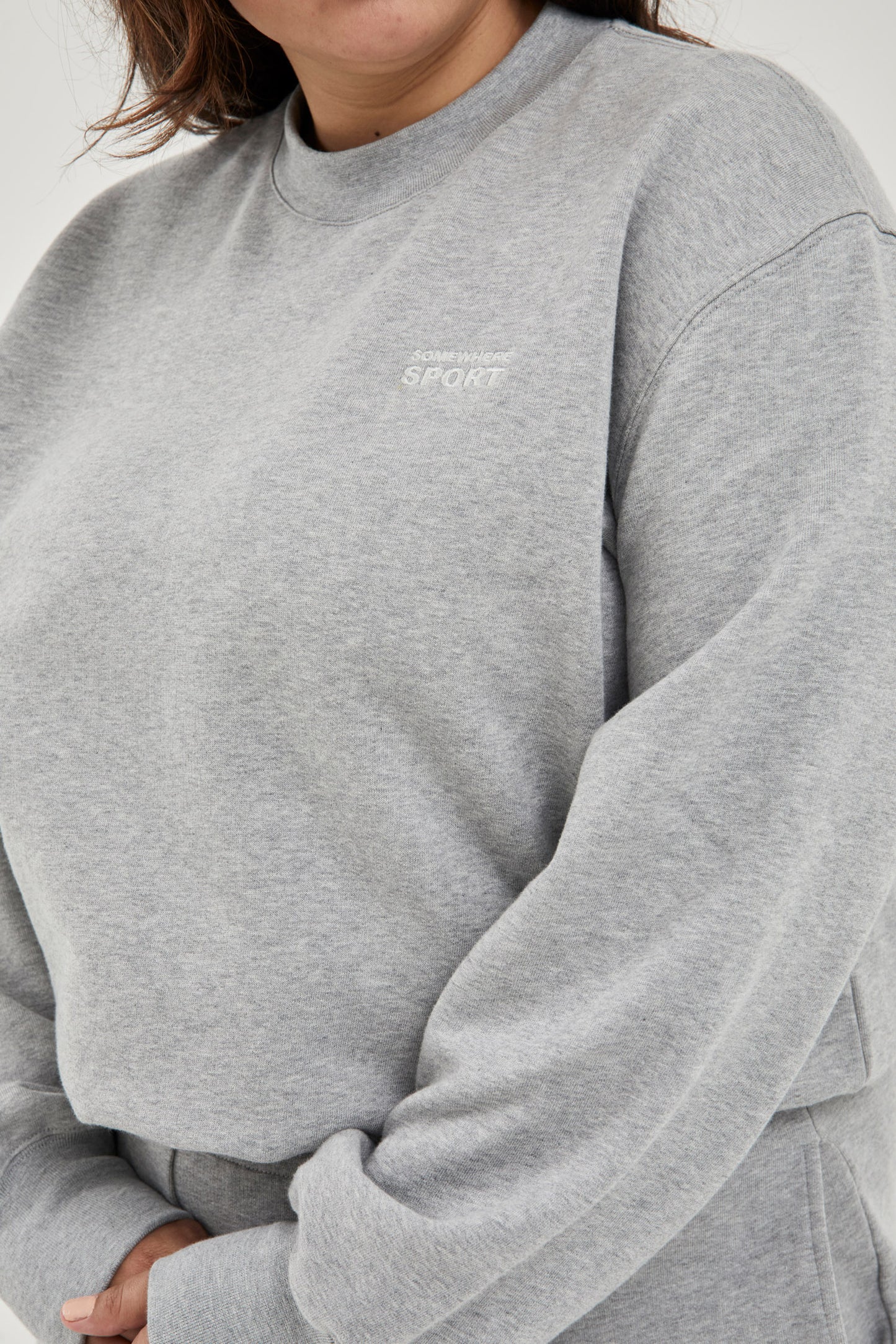 Crew Neck Sweatshirt Black