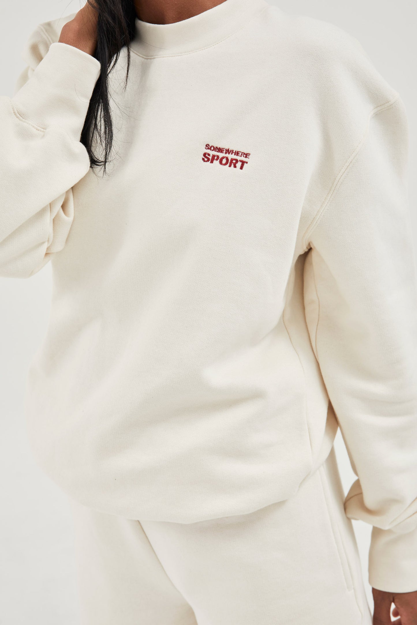Crew Neck Sweatshirt Black