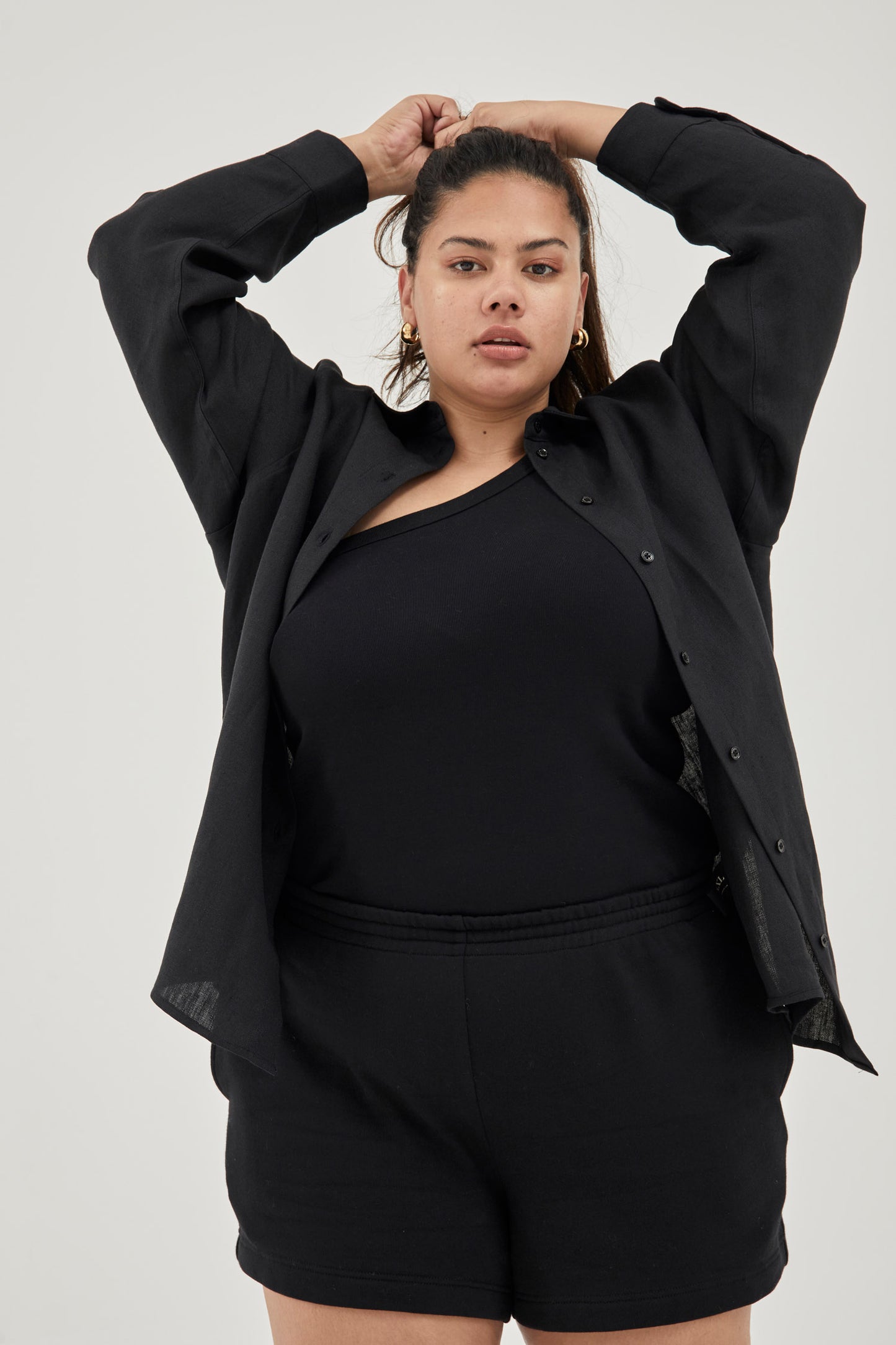 Linen Shirt Black