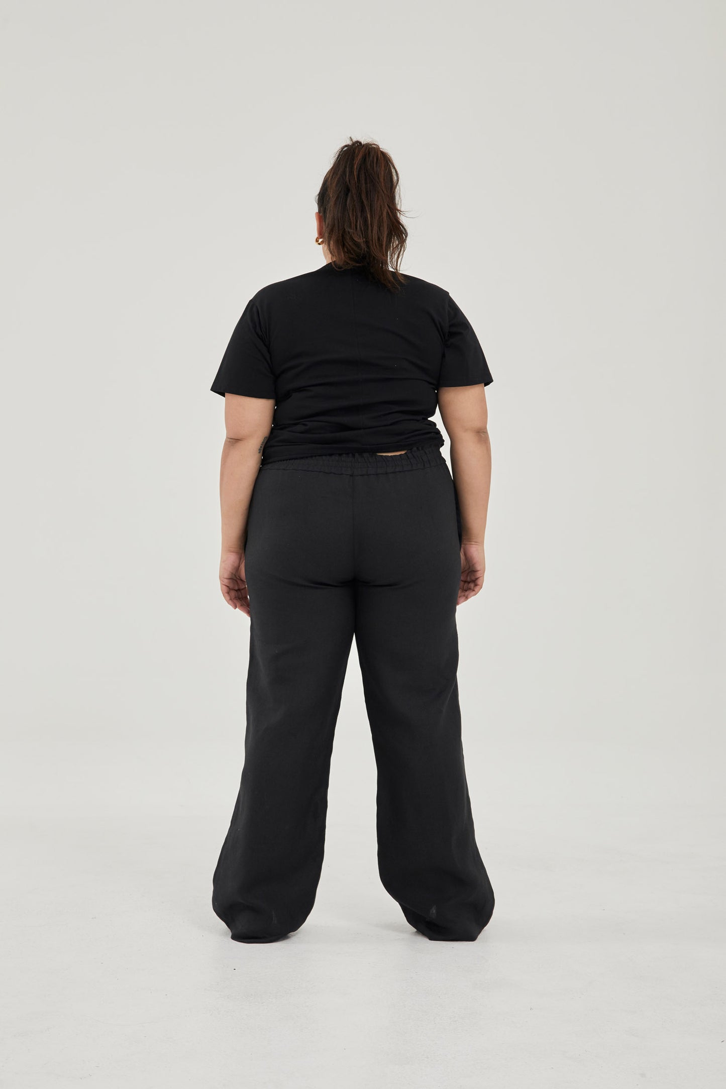 Linen Pants Black