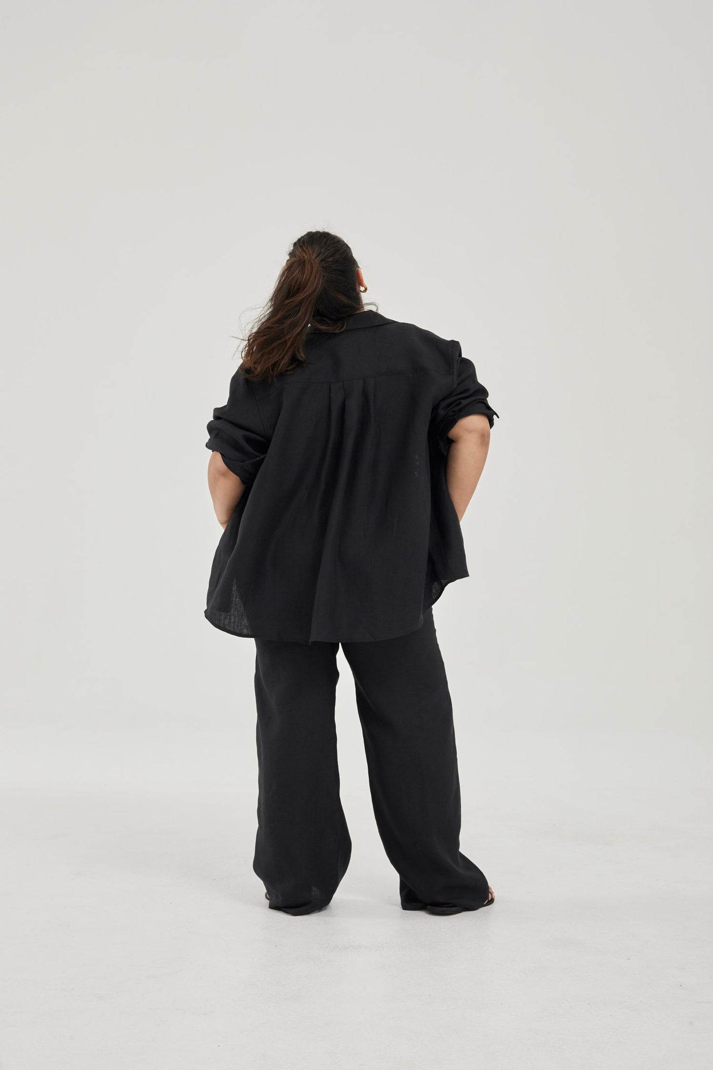 Linen Shirt Black