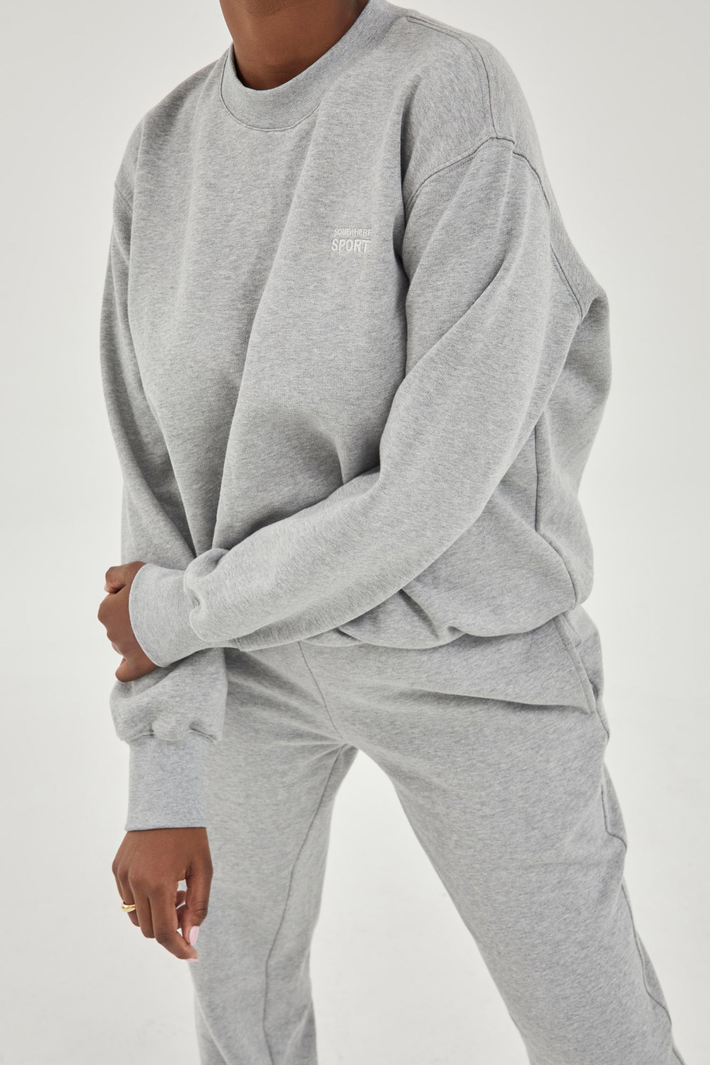 Crew Neck Sweatshirt Black