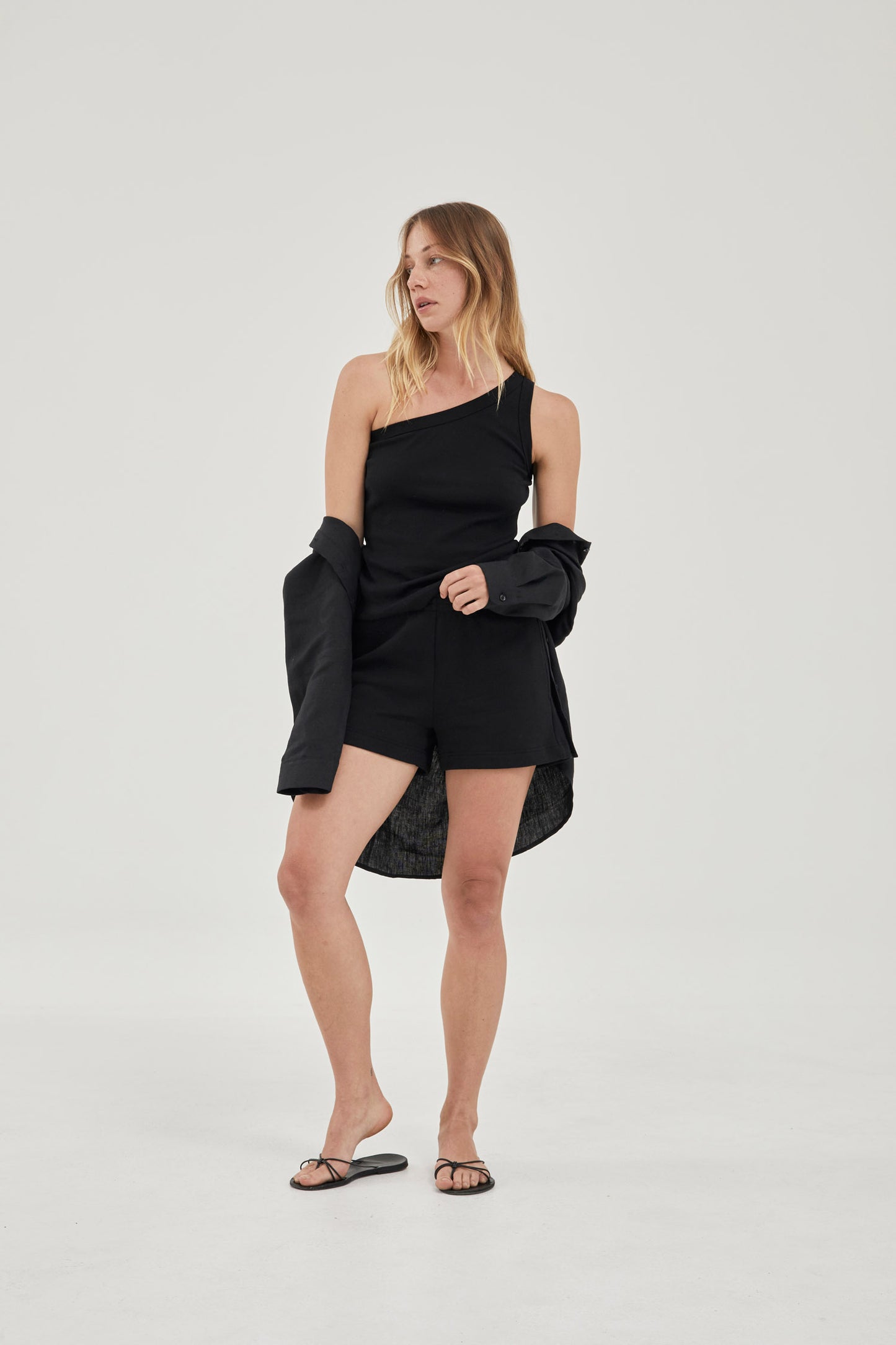 Linen Shirt Black
