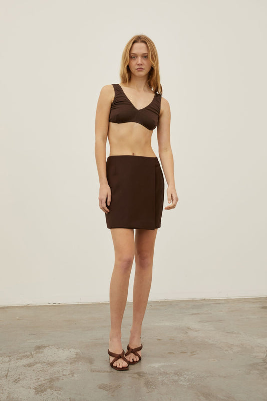 Self Supported Bralette Dark Chocolate