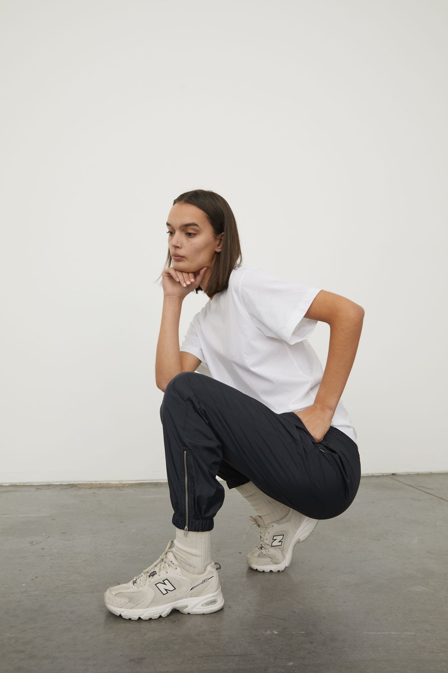 Spray Track Pant Black