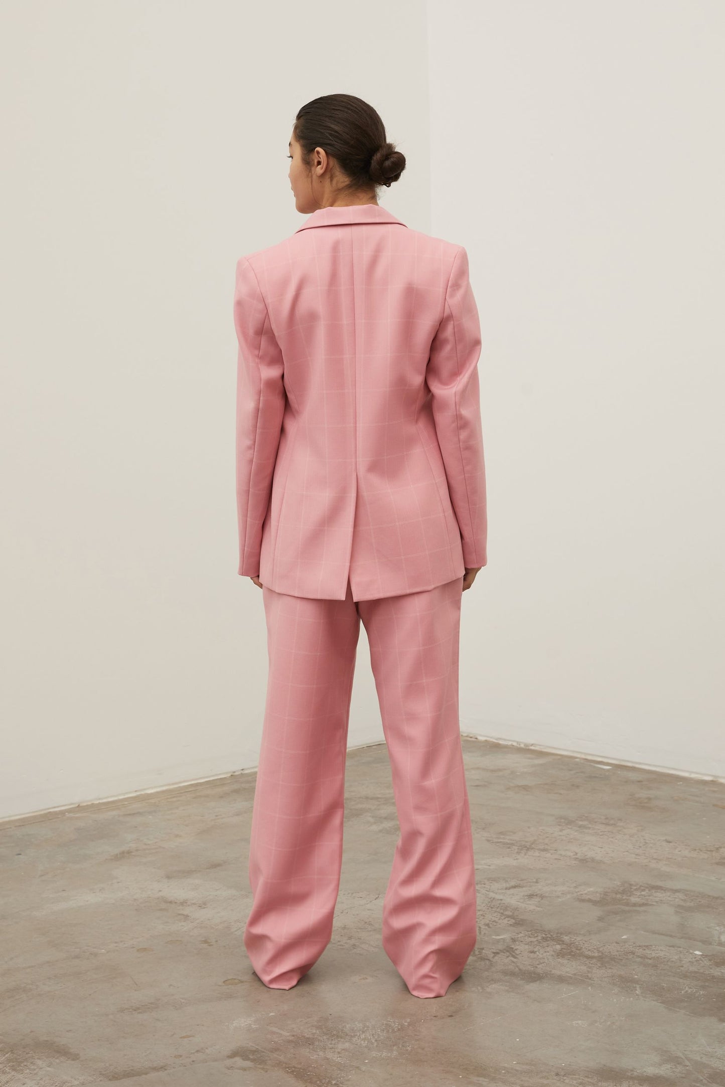 Have The Faith Blazer Pink Check