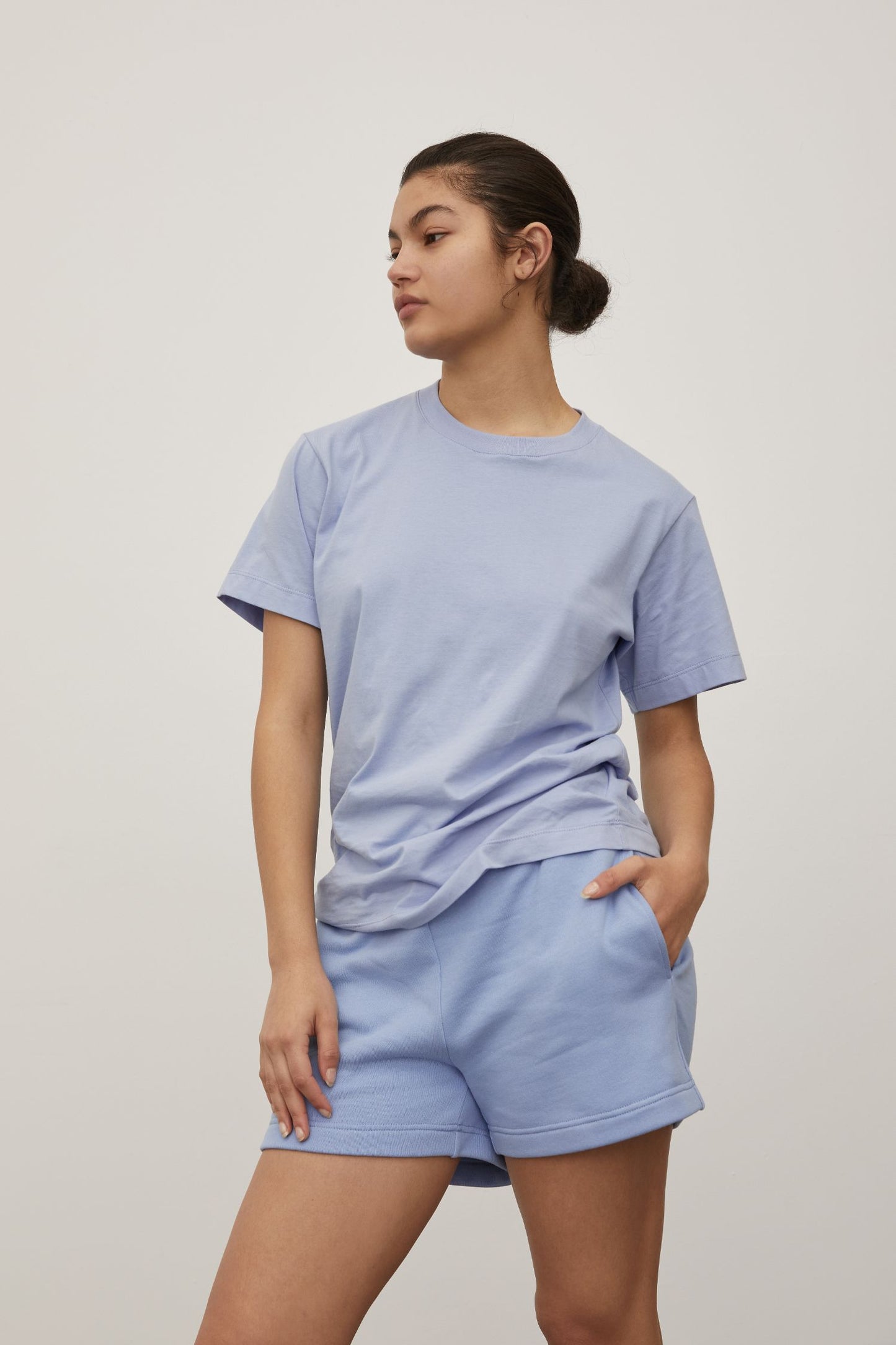 Track Shorts Powder Blue