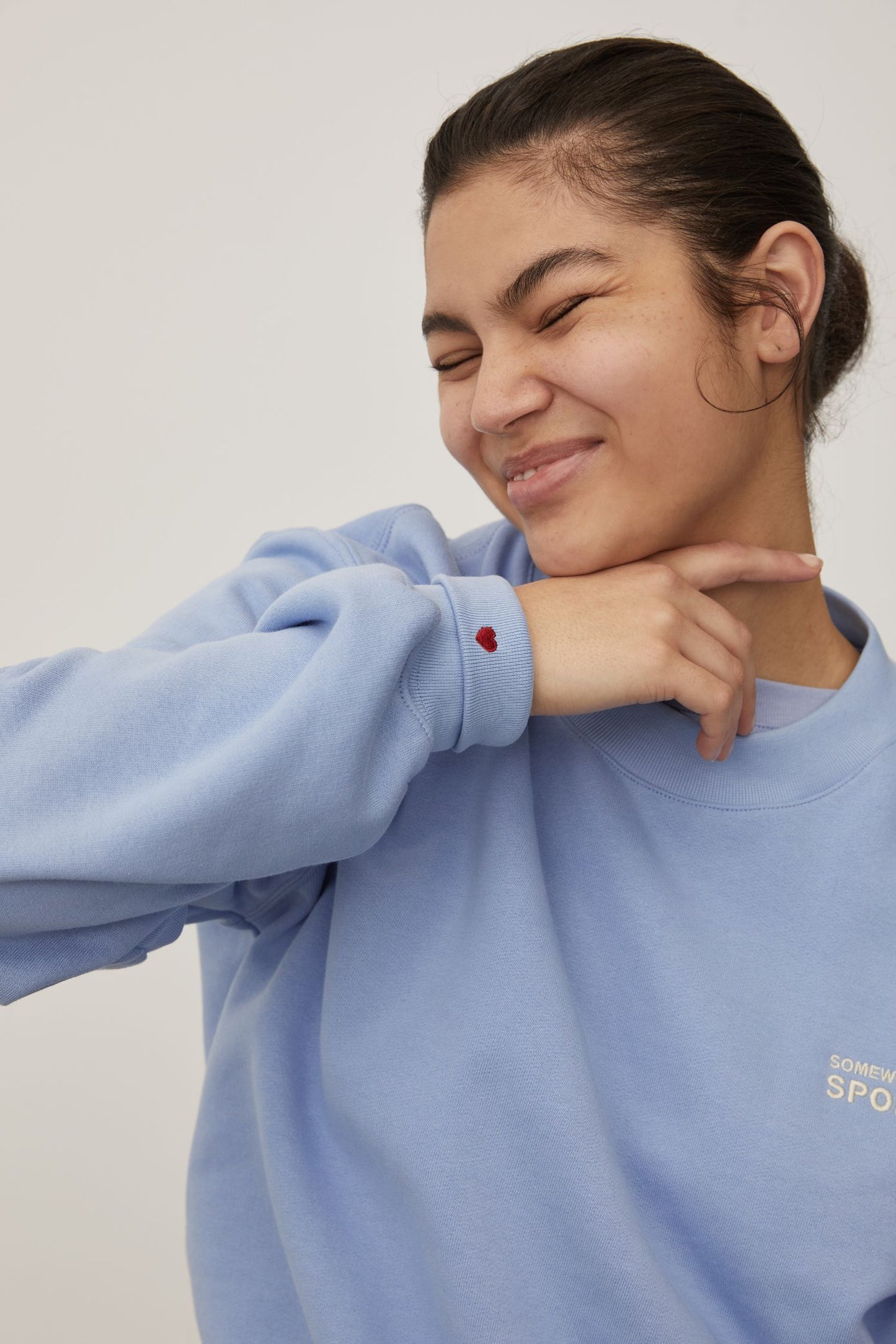Crew Neck Sweatshirt Powder Blue