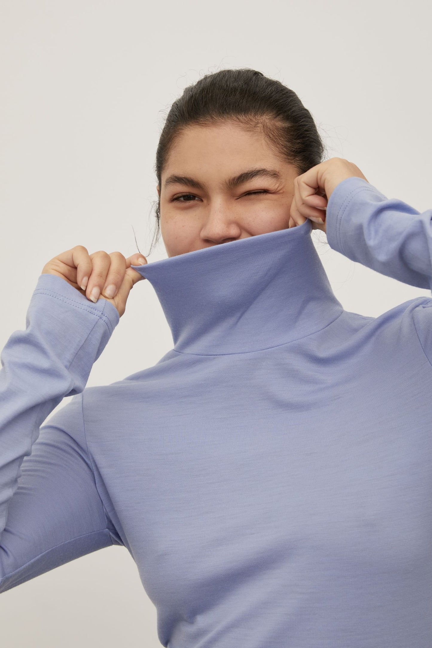 01 Turtleneck Powder Blue