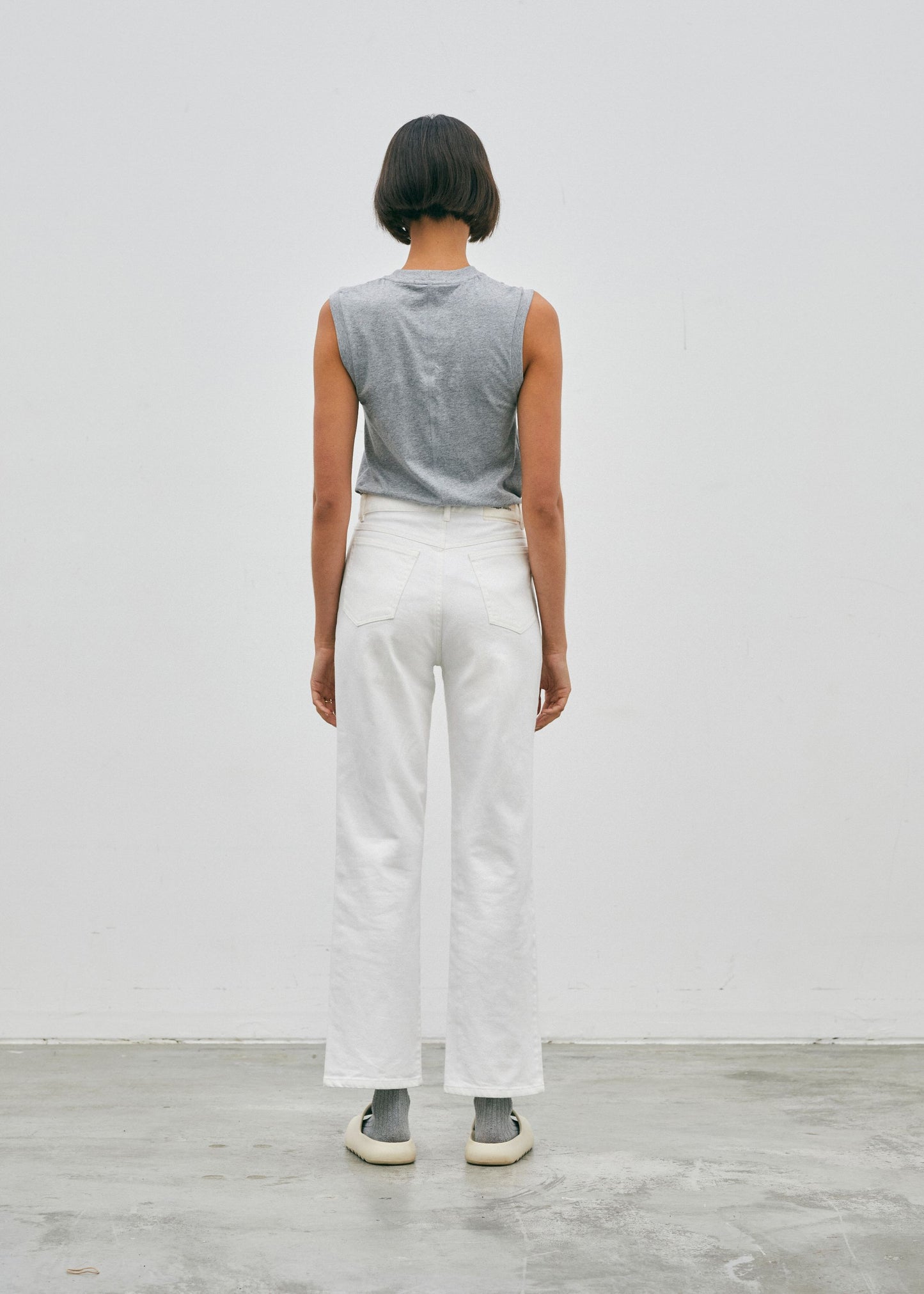 Boyfriend Tank Grey