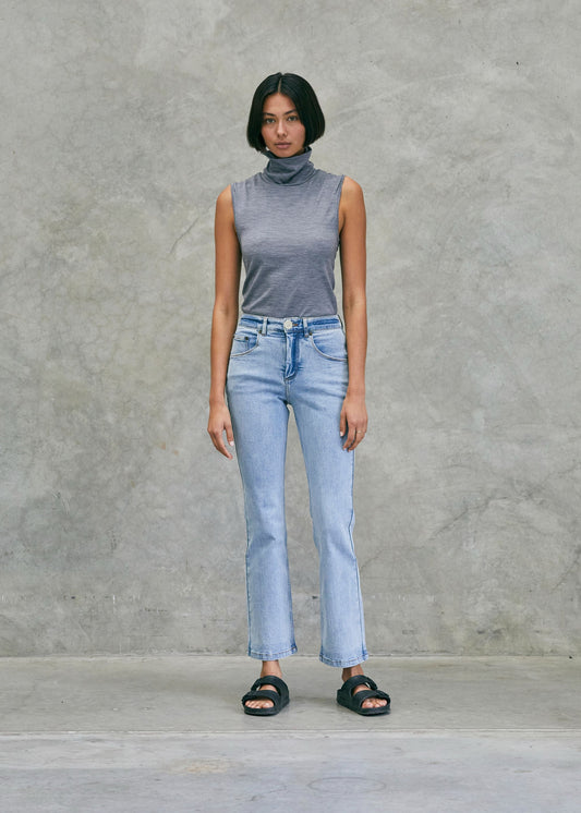01 Turtleneck Singlet Grey