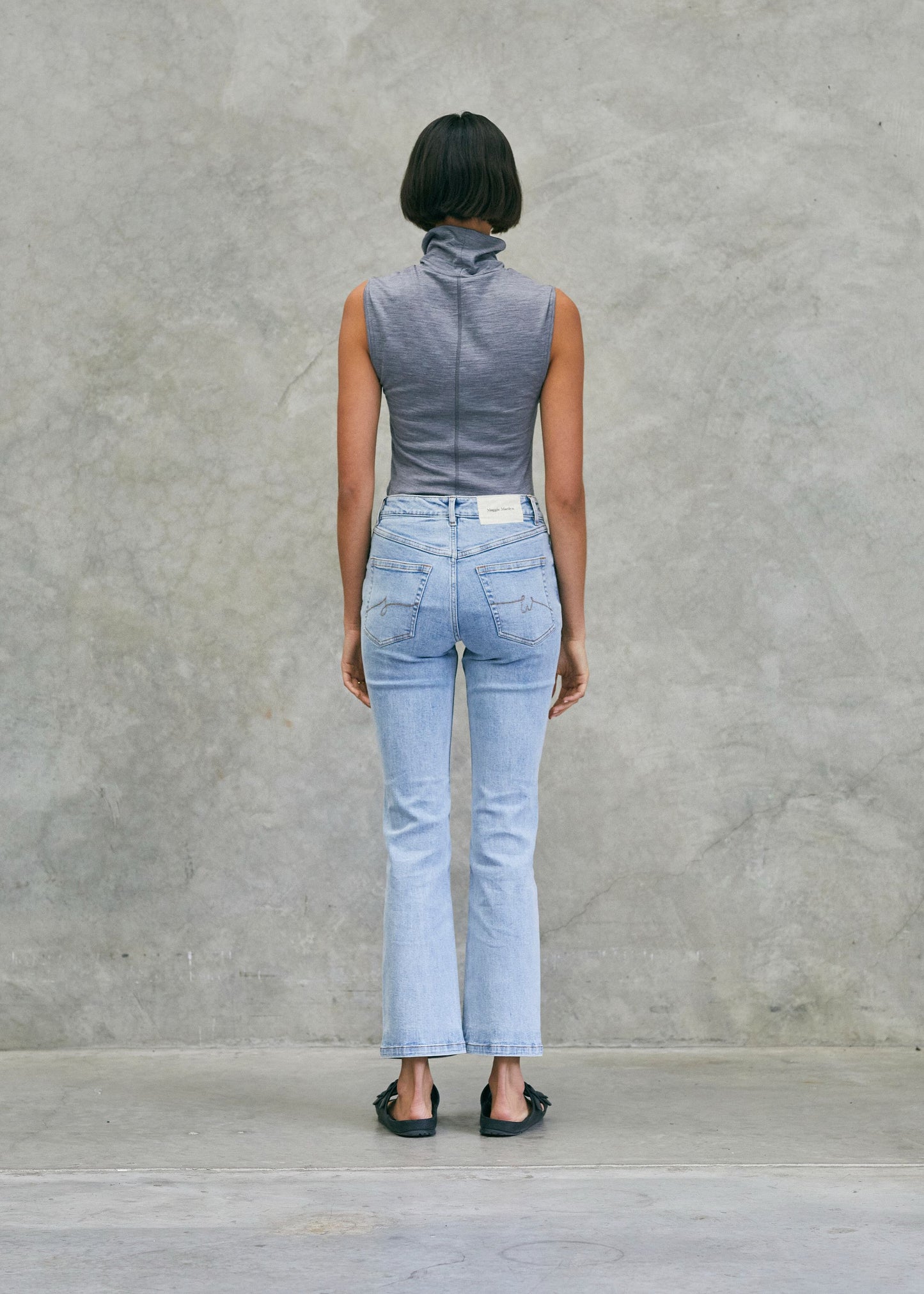 01 Turtleneck Singlet Grey