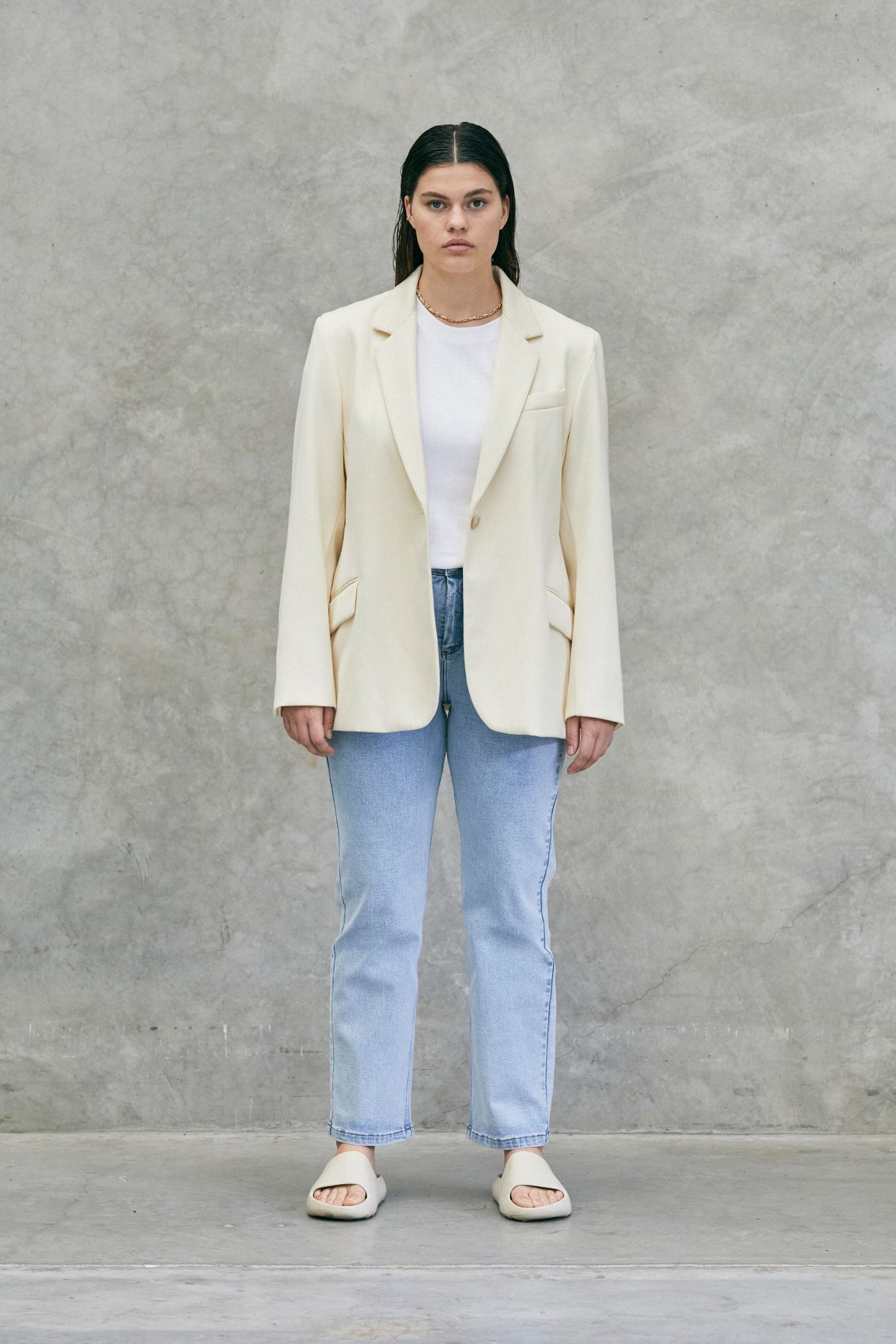 01 Blazer Ivory