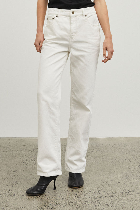01 Jeans Full Length Ivory