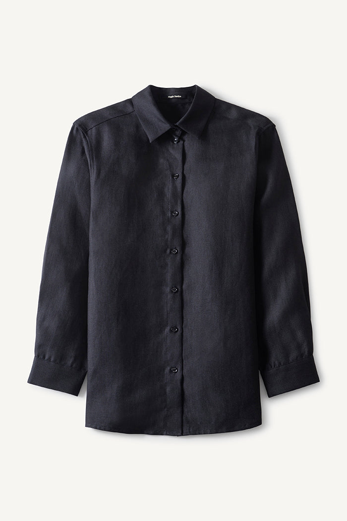 Linen Shirt Black